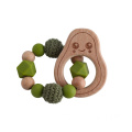 New Cartoon Teething Beads Knitted Bracelet Teether